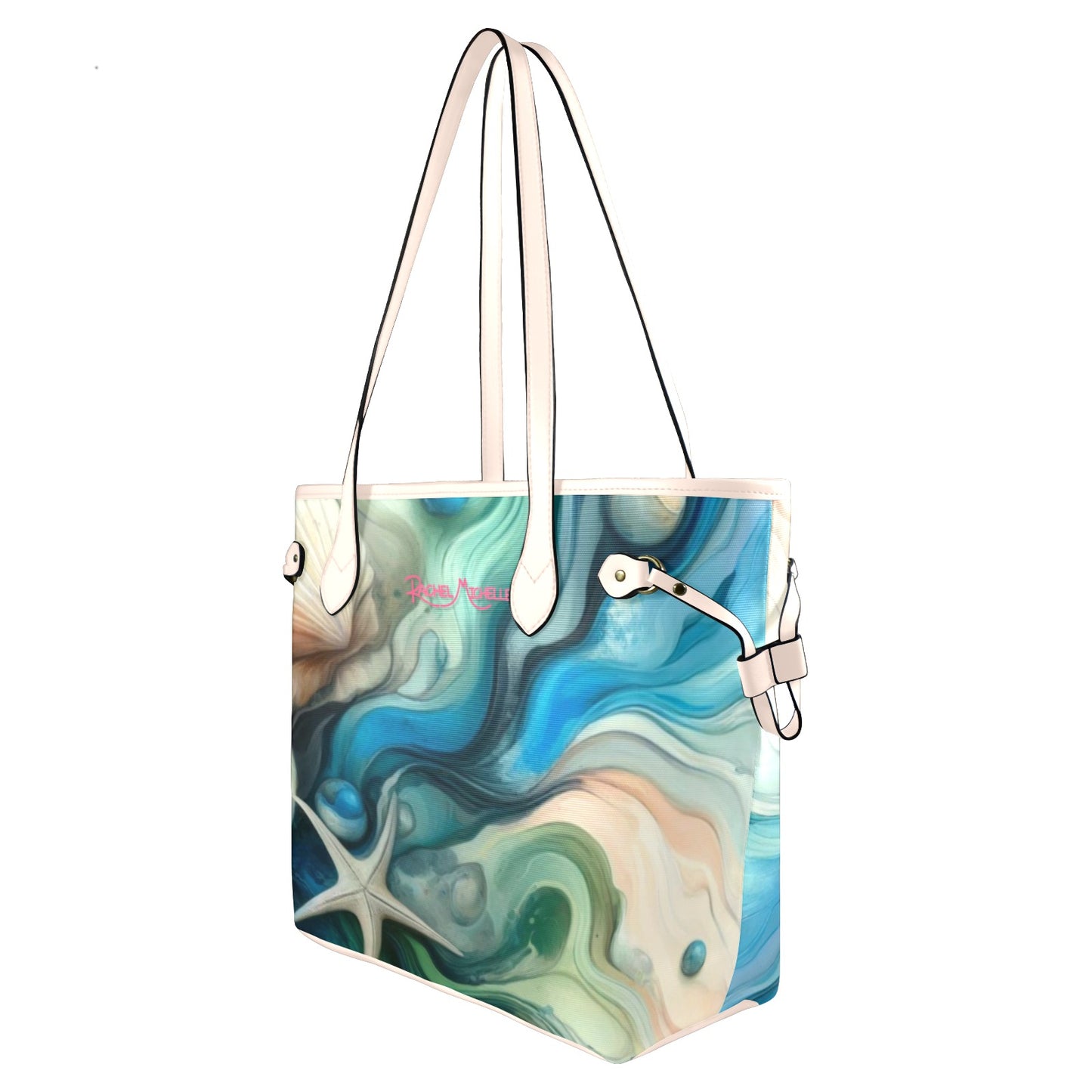 Rachel Michelle Ocean Abstract Handbag