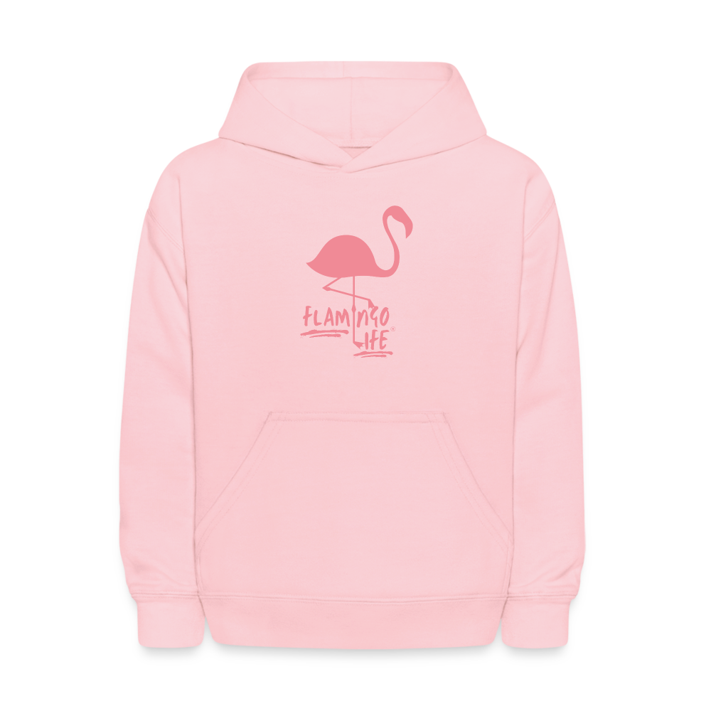 Flamingo Life Kids' Hoodie - pink