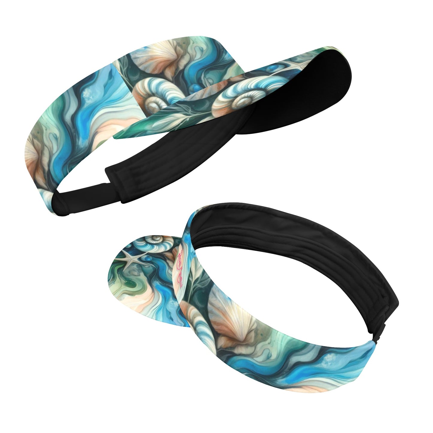 Rachel Michelle Ocean Abstract Sun Visor