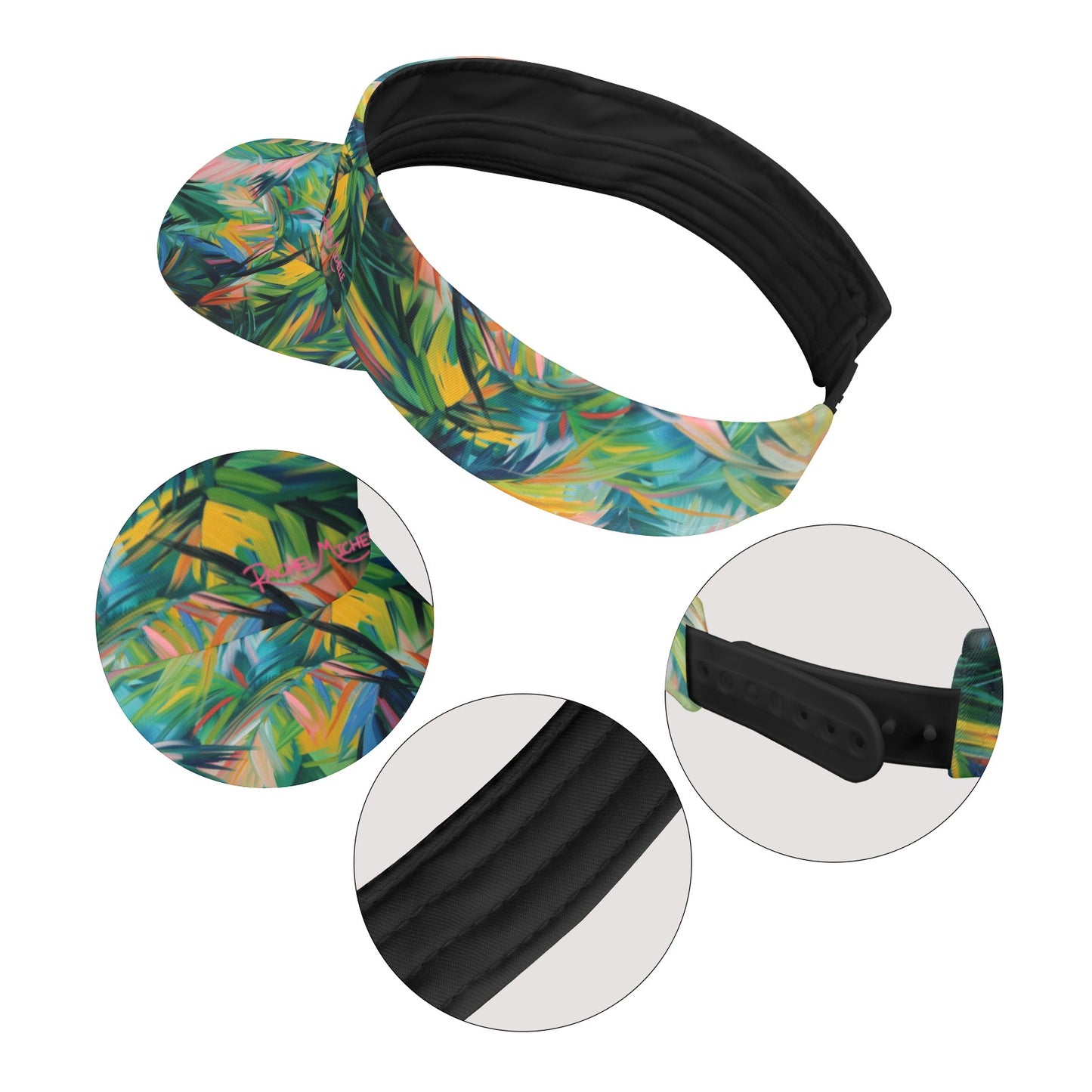 Rachel Michelle Abstract Palm Sun Visor