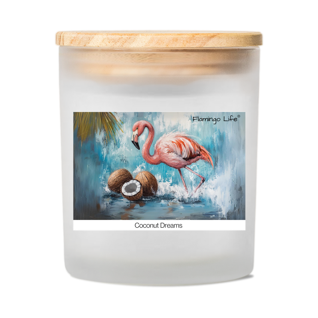 Flamingo Life® Coconut Dreams Scented Candle