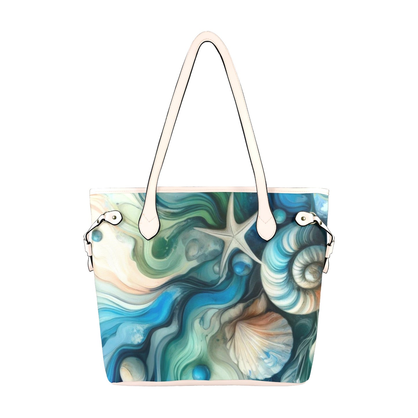 Rachel Michelle Ocean Abstract Handbag