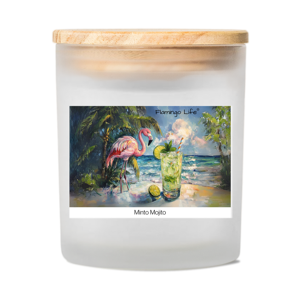 Flamingo Life® Minto Mojito Scented Candle