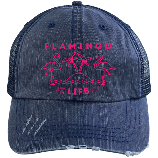 Flamingo Life® Unstructured Trucker Cap