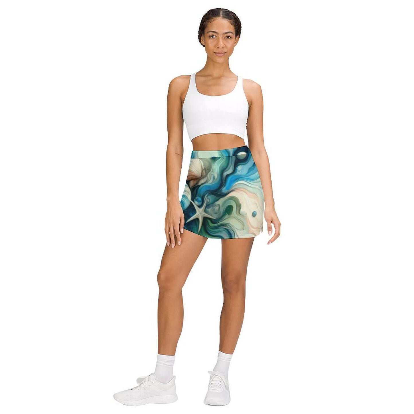 Rachel Michelle Athletic Skirt with Shorts and Pocket