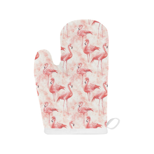 Pink Flamingos Oven Mitts (2)