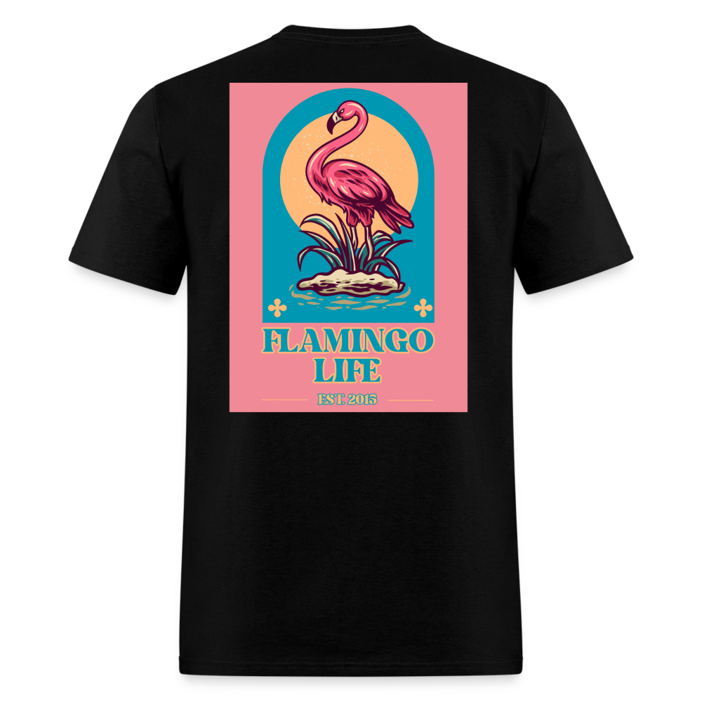 Flamingo Life® Unisex Classic T-Shirt - black