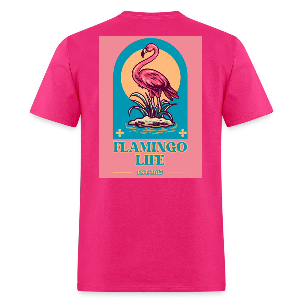 Flamingo Life® Unisex Classic T-Shirt - fuchsia