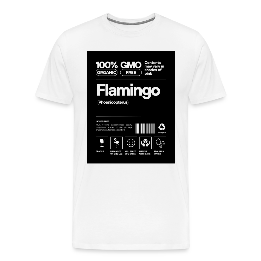 Flamingo Facts Men's T-Shirt - white