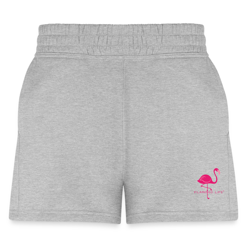 Flamingo Life® Women's Jogger Short - heather gray