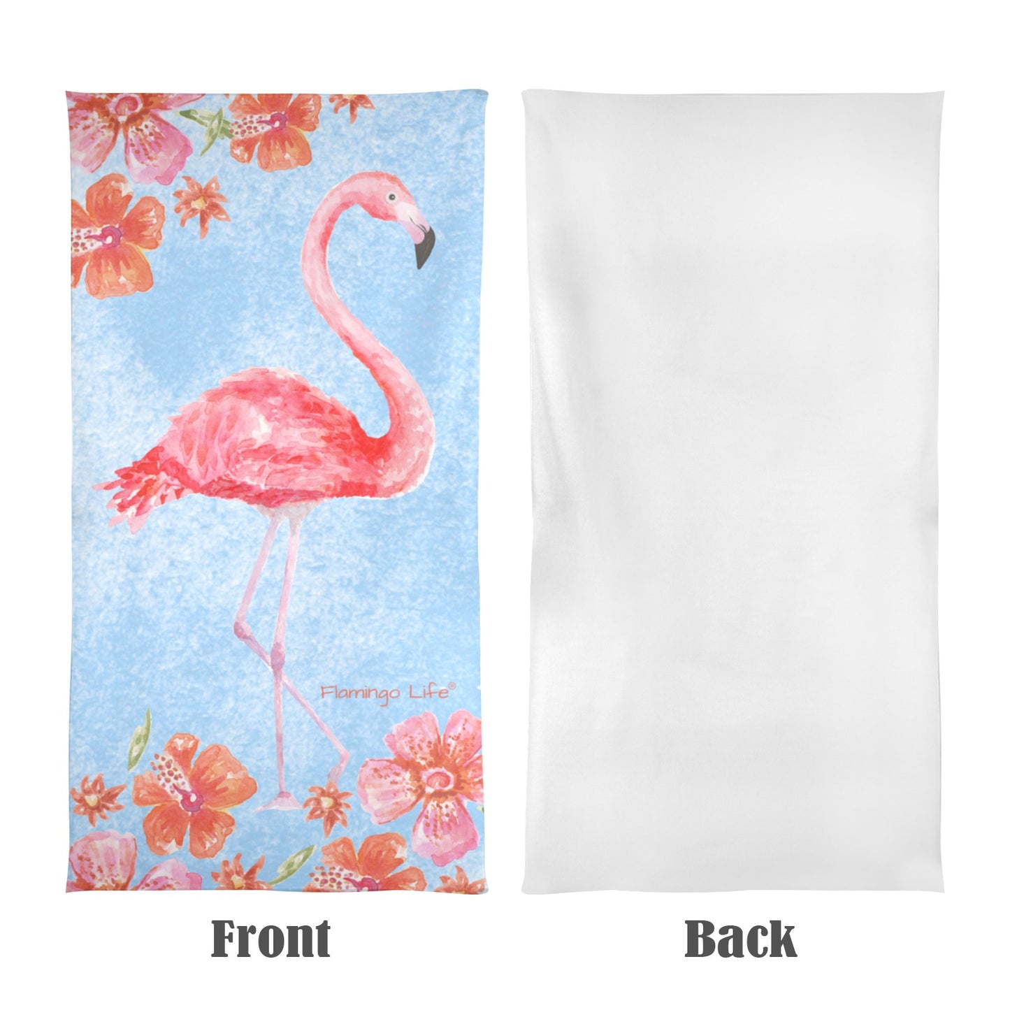 Flamingo Life® Beach Towel