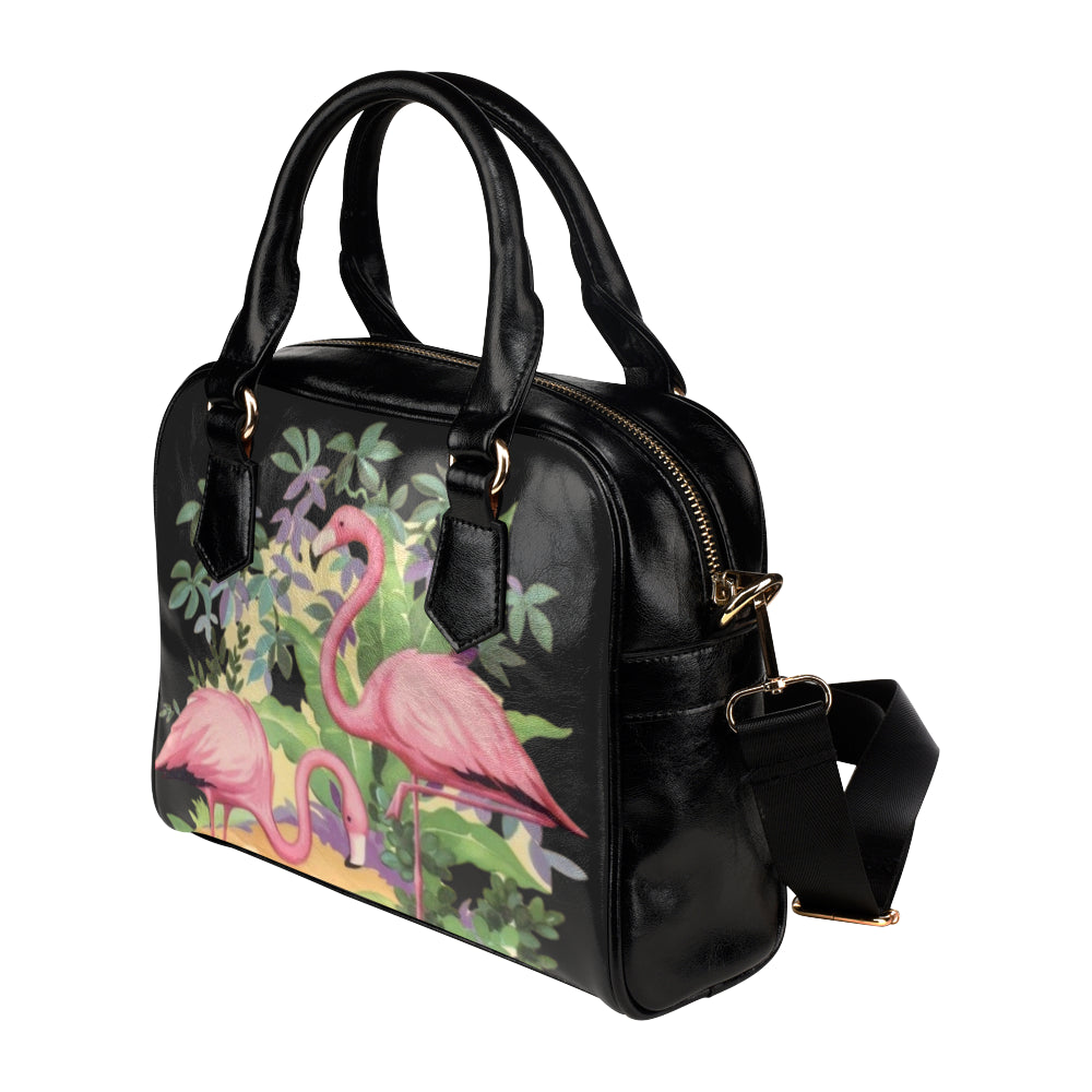 Elegant Flamingos in Paradise Handbag