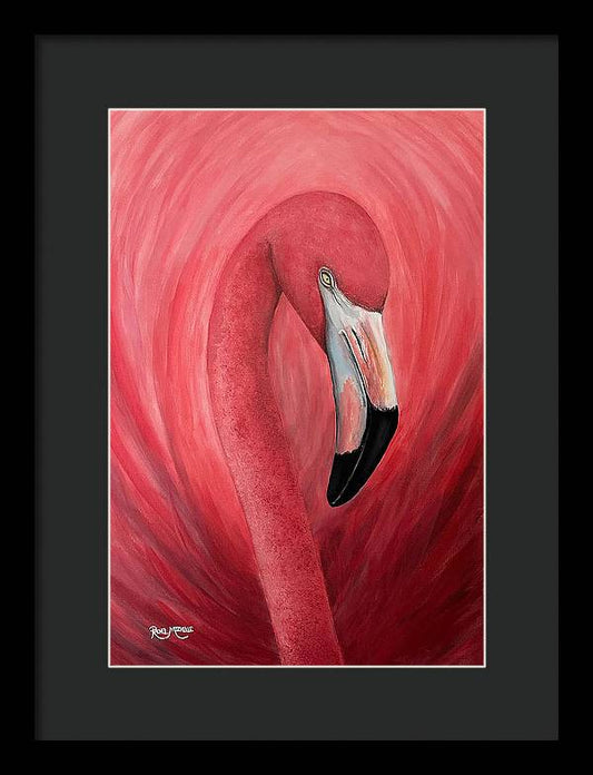 Flamenco Alas de Fuego - Framed Print