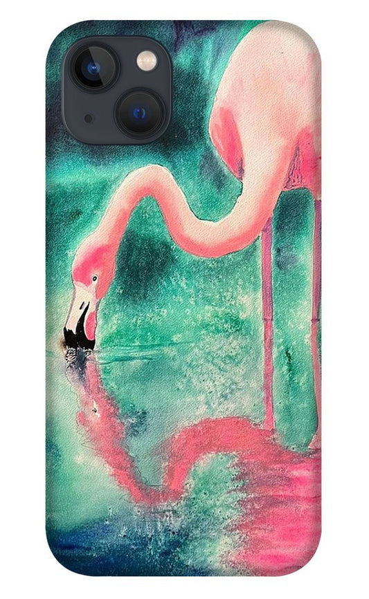 Flamingo Reflection - Phone Cases