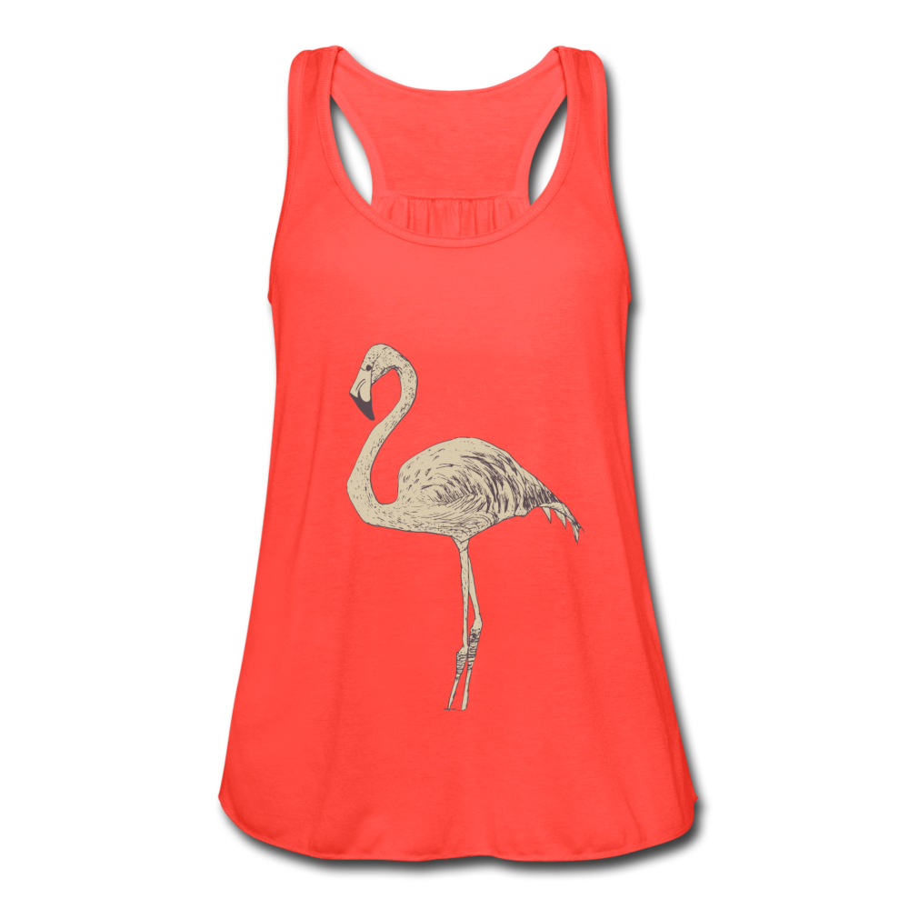 Fabulous Flamingo Women's Flowy Tank Top by Bella - The Flamingo Shop