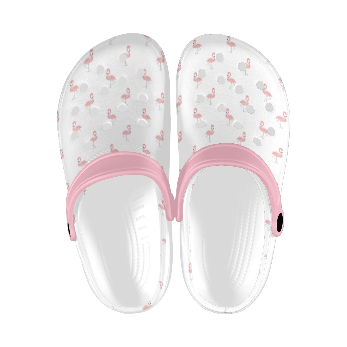 Flamingo Clogs White