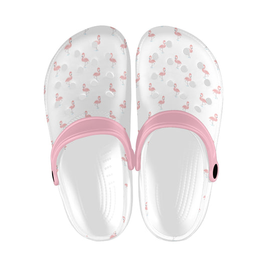 Flamingo Clogs White