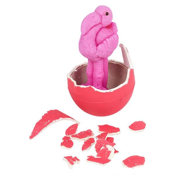 4.25" Jumbo Growing Flamingo Egg