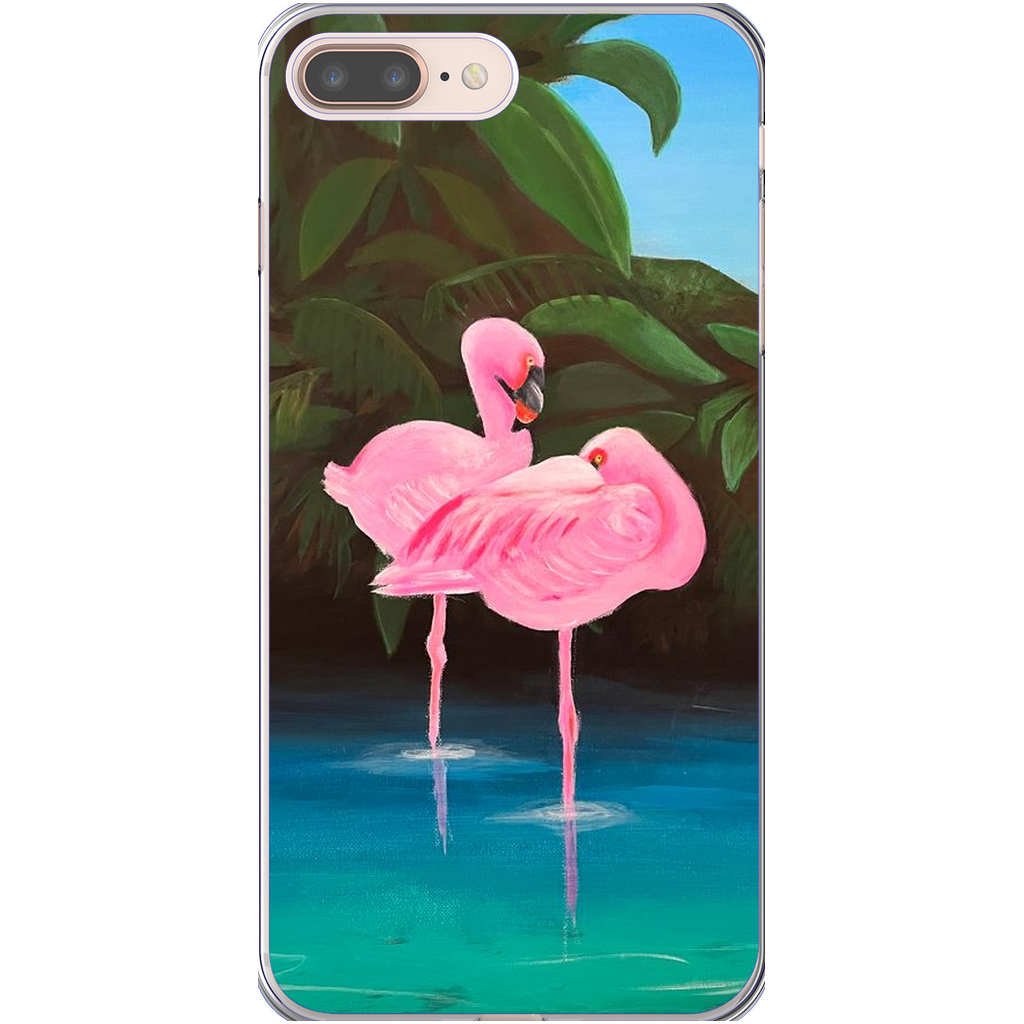 Flamingo Lagoon Phone Cases