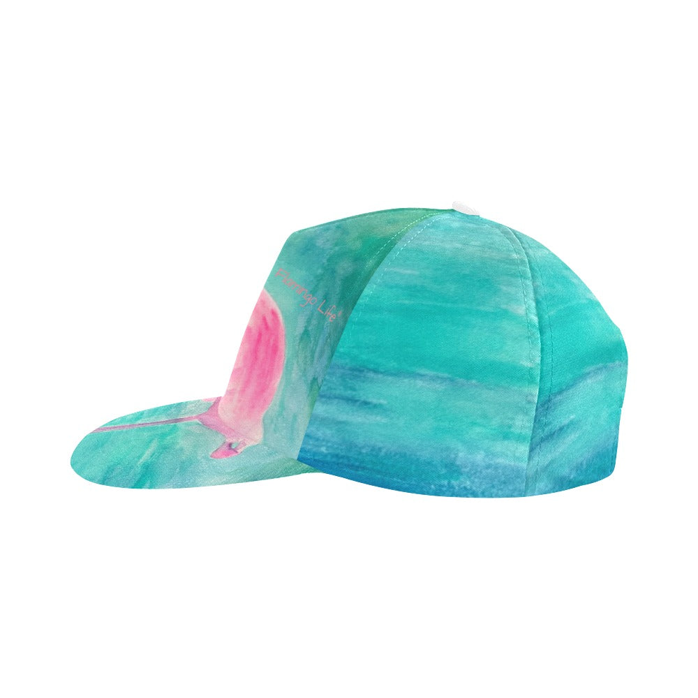 Flamingo Life® Snapback Unisex Baseball Cap