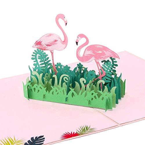 Pop up Flamingo 3D Card - The Flamingo Shop