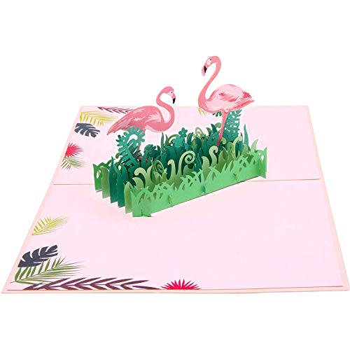 Pop up Flamingo 3D Card - The Flamingo Shop