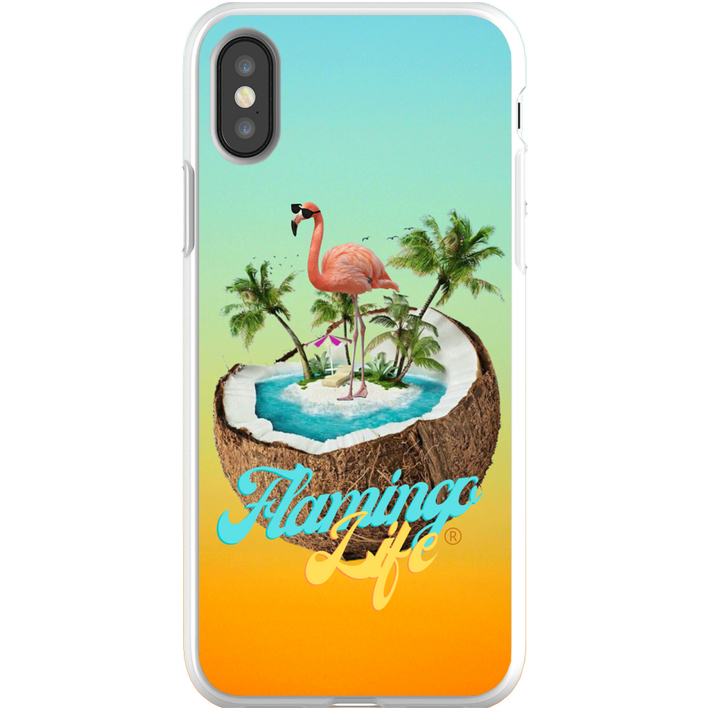 Flamingo Life® in a Coconut Flexi Phone Cases