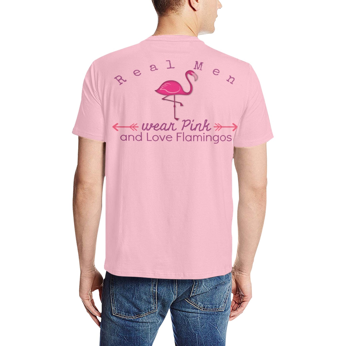 Flamingo Life® Real Men Wear Pink and Love Flamingos T-Shirt