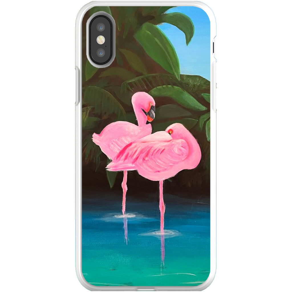 Flamingo Lagoon Phone Cases