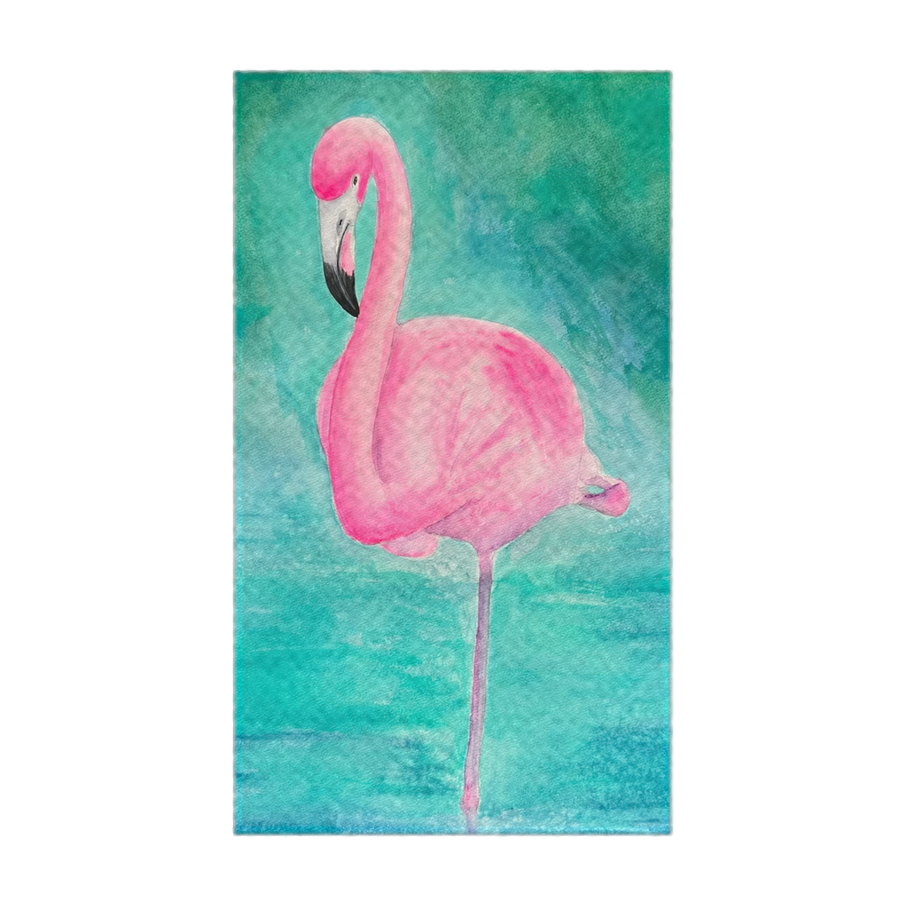 Watercolor Flamingo Rugs