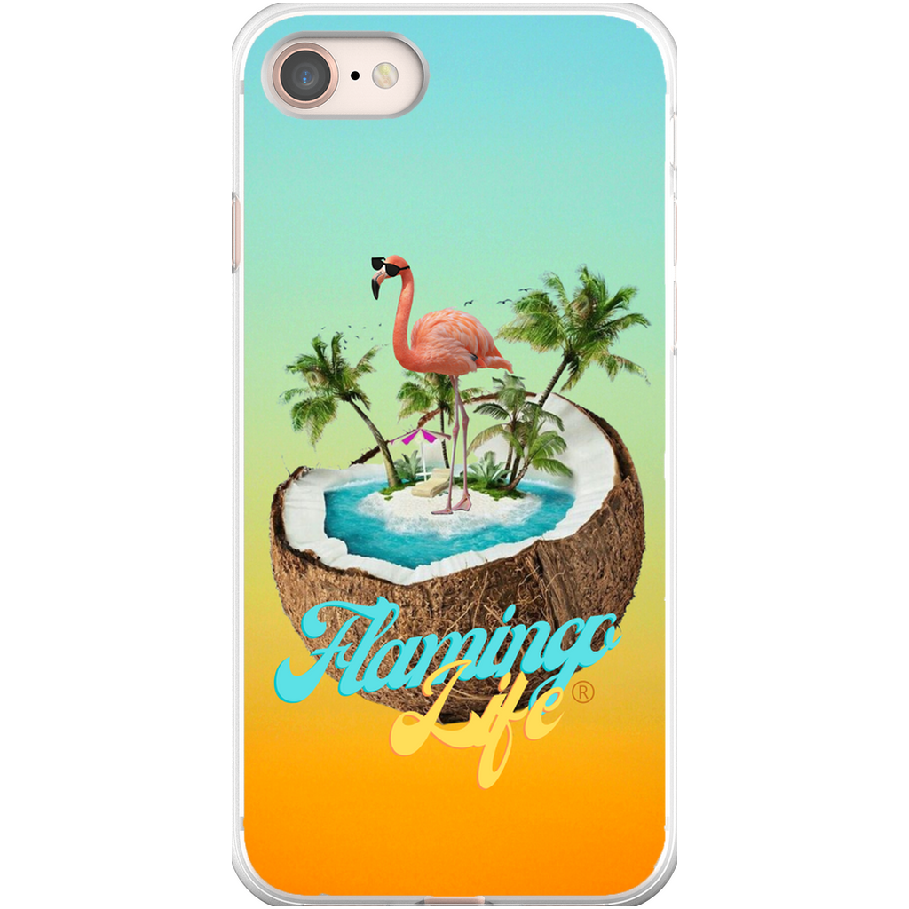 Flamingo Life® in a Coconut Flexi Phone Cases