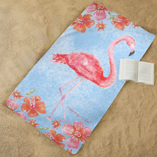 Flamingo Life® Beach Towel