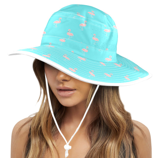 Flamingo Life® Wide Brim Sun Hat