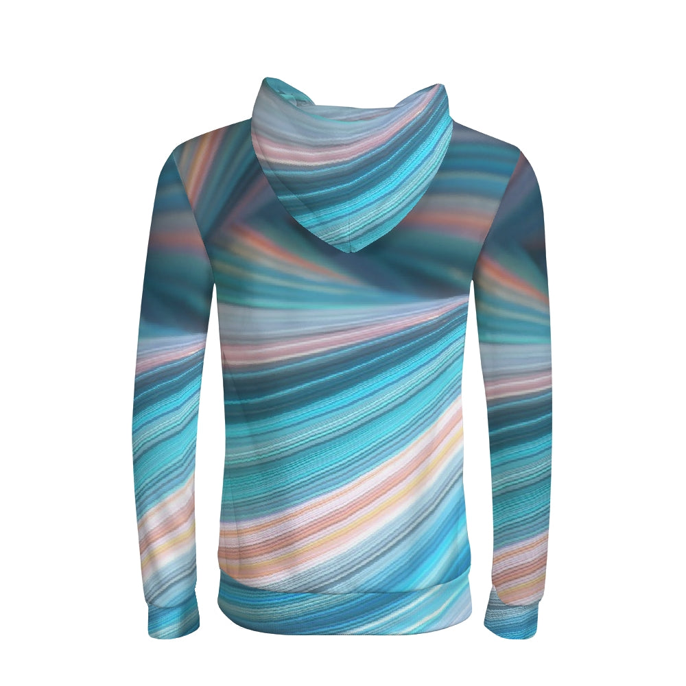 Flamingo Life Rainbow Swirl Men's Hoodie - The Flamingo Shop