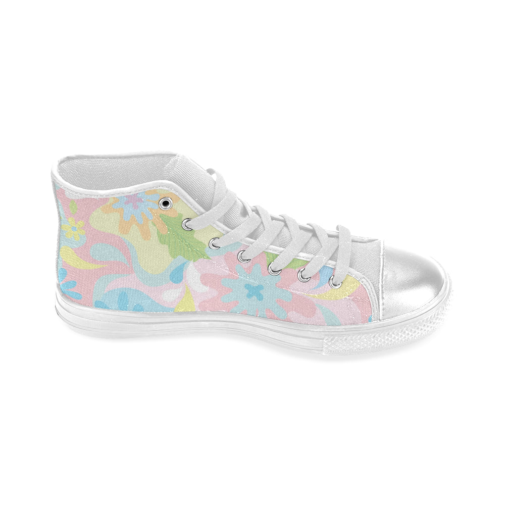 Flamingo Life Canvas High Top Canvas Women's Shoes - The Flamingo Shop