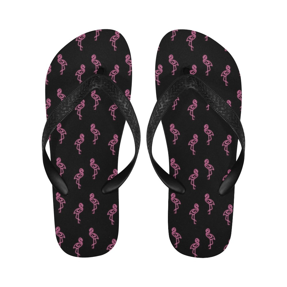 Neon Flamingos Flip Flops (Mens and Womens)