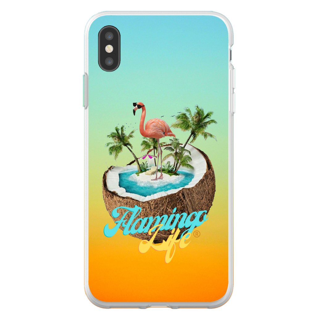 Flamingo Life® in a Coconut Flexi Phone Cases