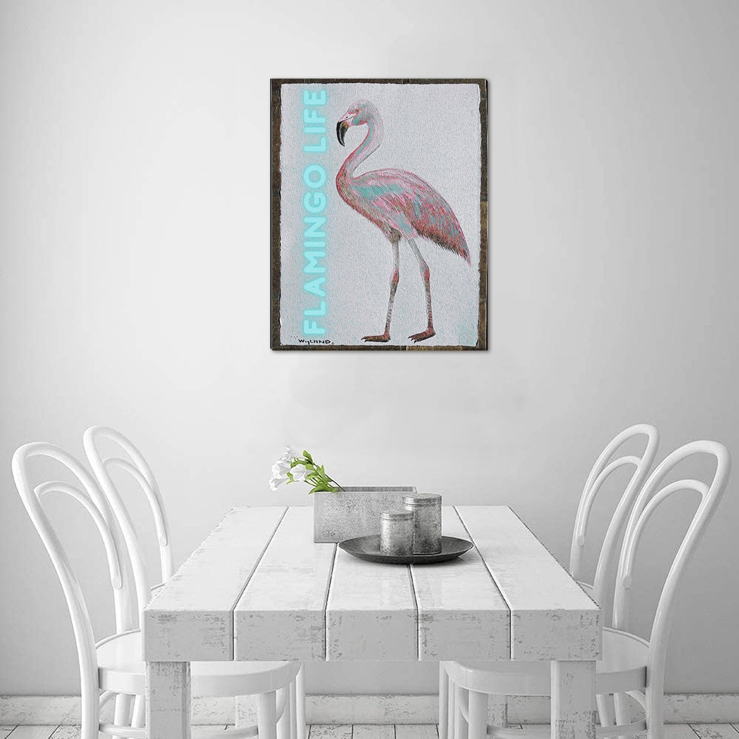 Marine Life Artist Wyland© designed Flamingo Life® Canvas Print