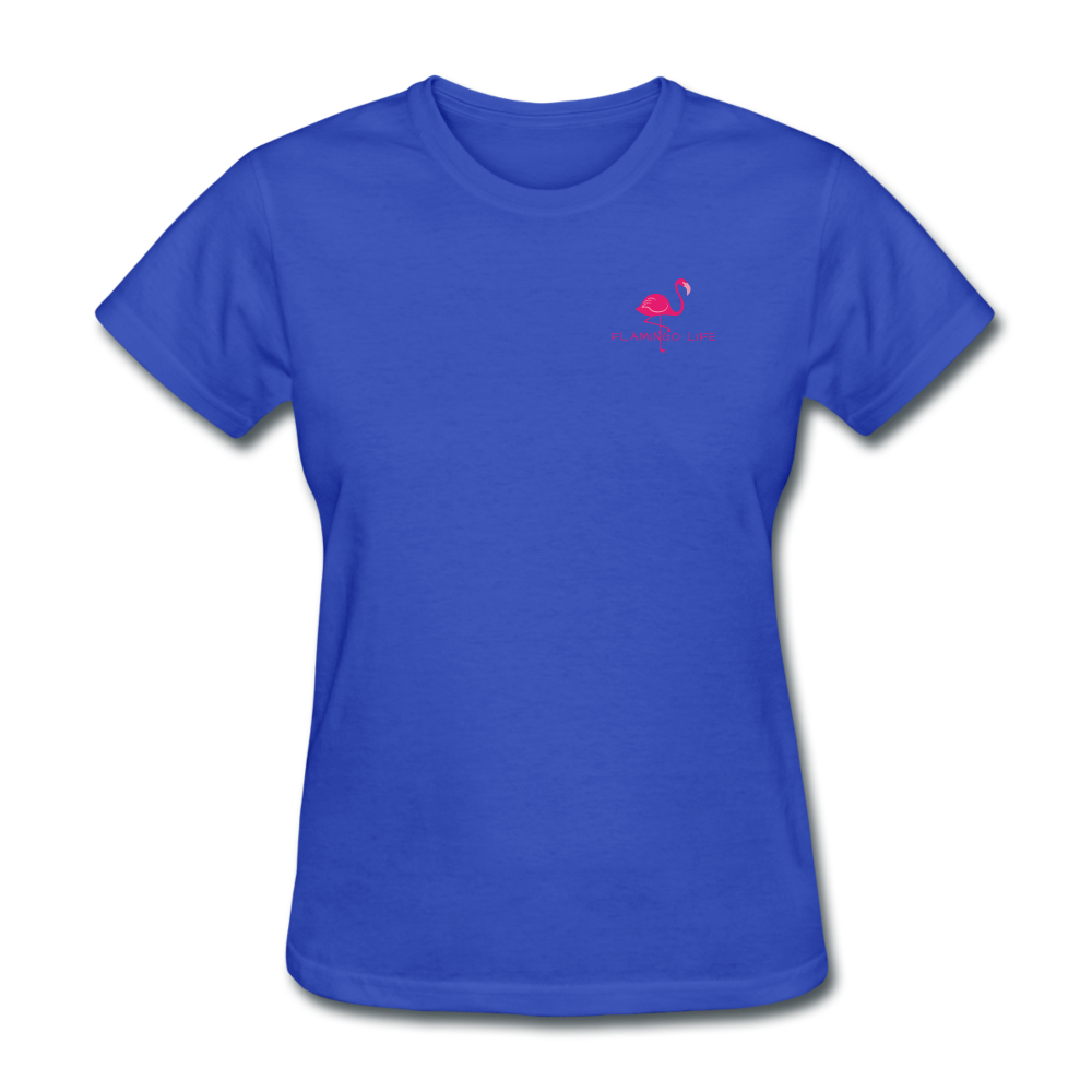 Flock This Way Flamingo Womens T-shirt - The Flamingo Shop