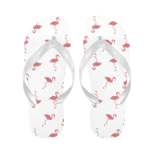 Flamingo Pattern Flip Flops (for men and women)