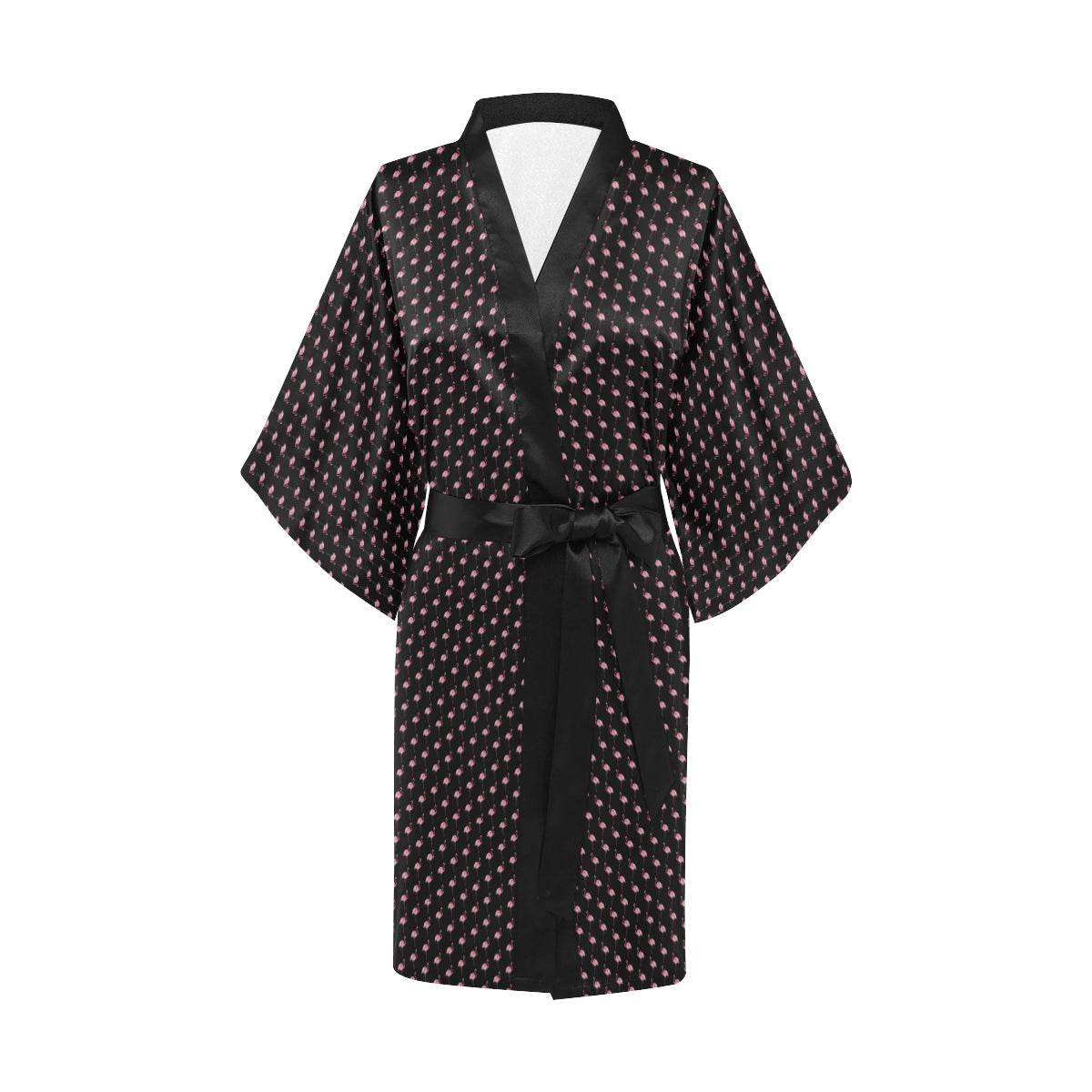 Flamingo Women's Short Kimono Robe - The Flamingo Shop