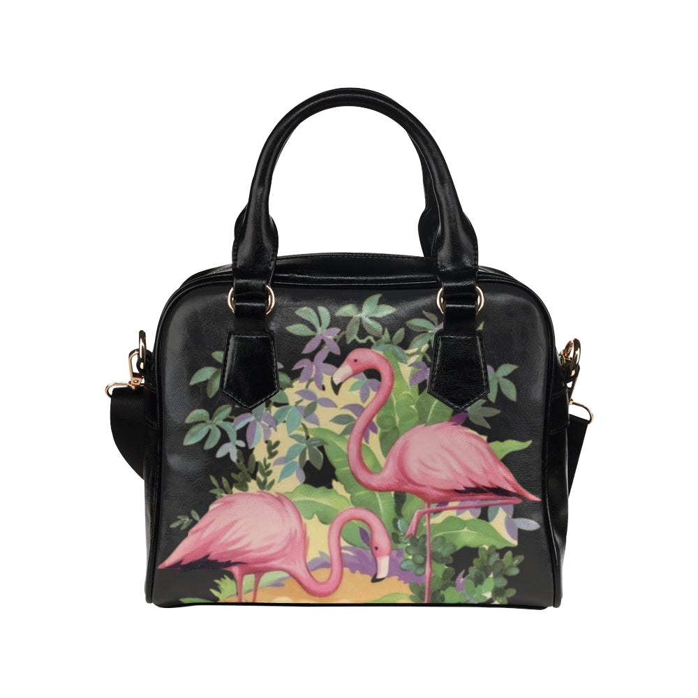 Elegant Flamingos in Paradise Handbag