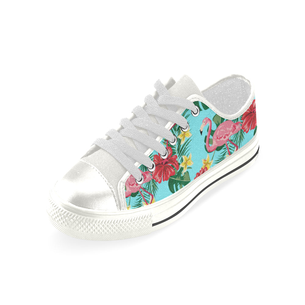 Tropical Blue Flamingo Womens Sneakers - The Flamingo Shop