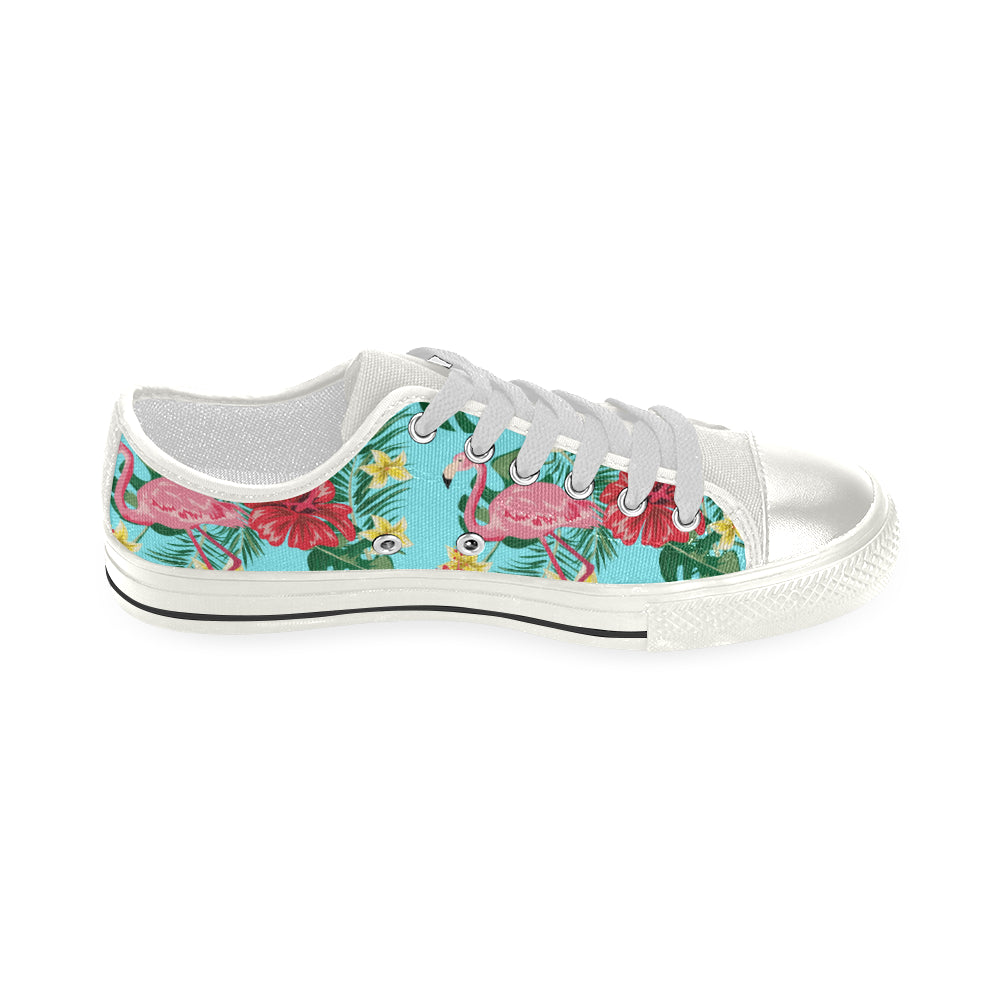 Tropical Blue Flamingo Womens Sneakers - The Flamingo Shop