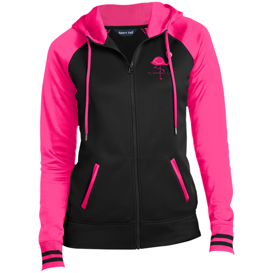 Flamingo Life® Ladies' Sport-Wick® Full-Zip Hooded Jacket