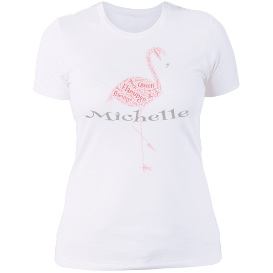 Customize with YOUR NAME - Flamingo T-Shirt - The Flamingo Shop