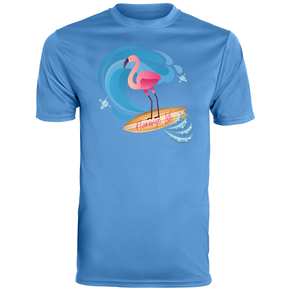 Flamingo Life® Men's Moisture-Wicking Tee