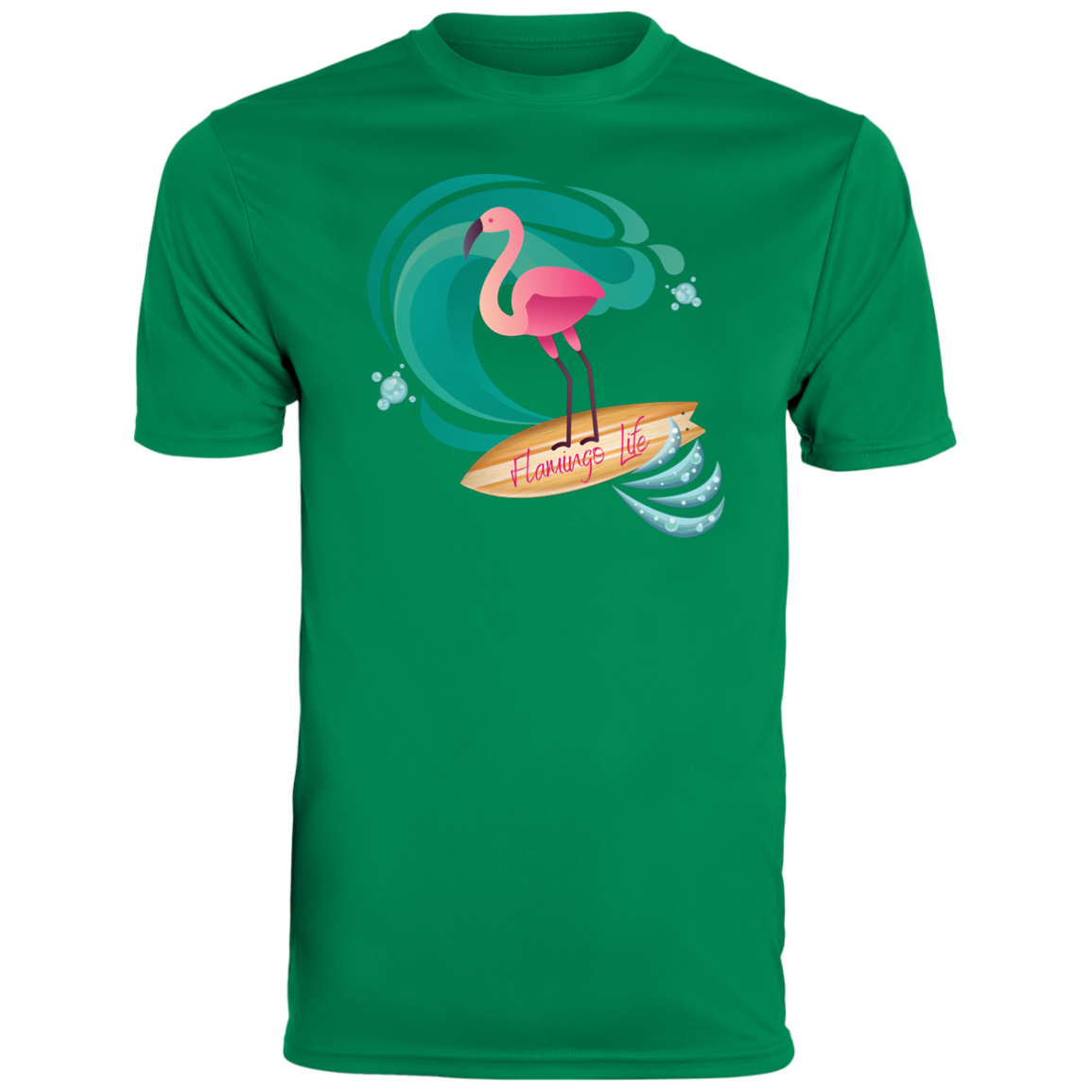 Flamingo Life® Men's Moisture-Wicking Tee