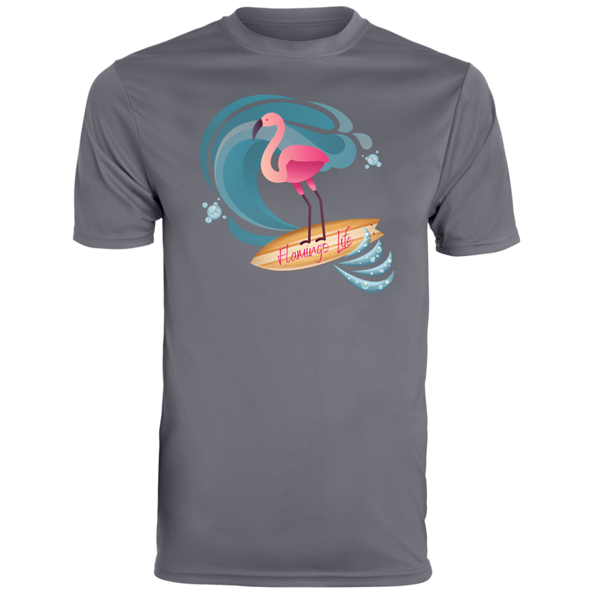 Flamingo Life® Men's Moisture-Wicking Tee