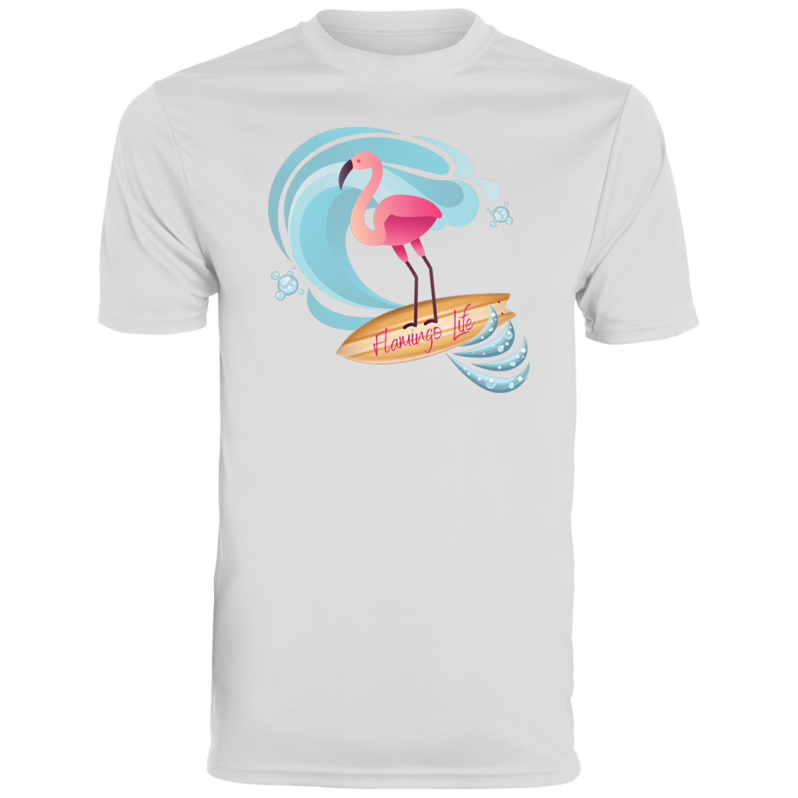 Flamingo Life® Men's Moisture-Wicking Tee